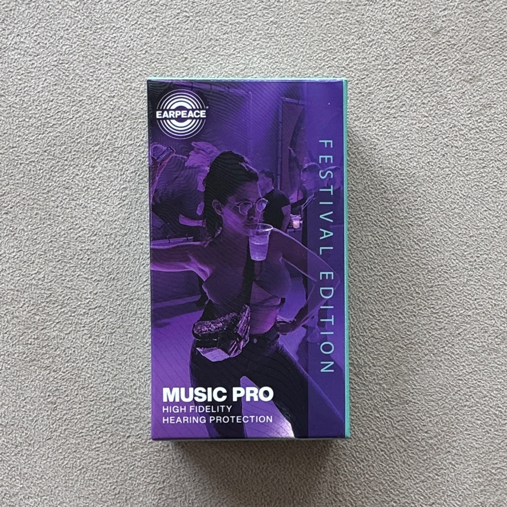 EARPEACE Music Pro FESTIVAL edition High Fidelity Hearing Protection NEW limited
